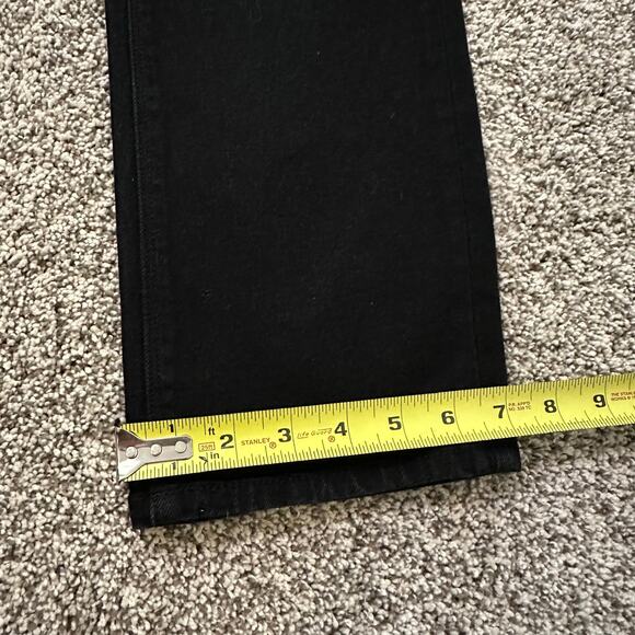 Hudson black straight leg jeans size 4 - Picture 12 of 12